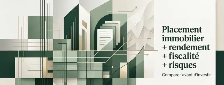 Placement immobilier : rendement, fiscalité et risques à comparer